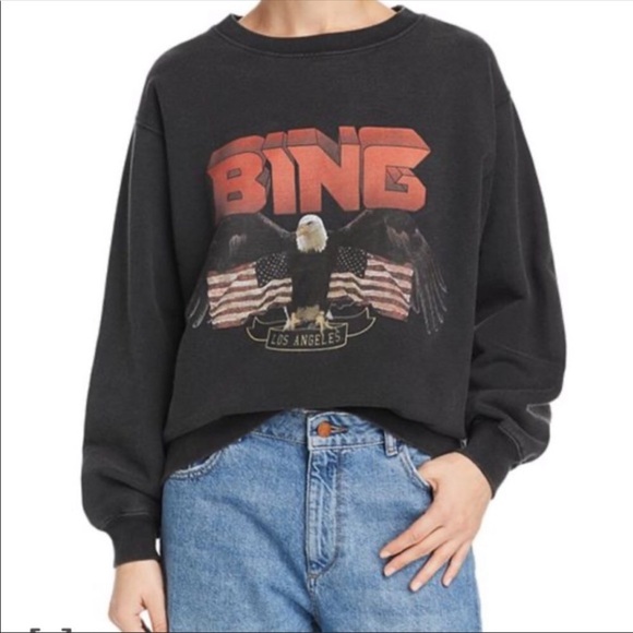 Anine Bing Sweaters - ANINE BING vintage eagle sweatshirt